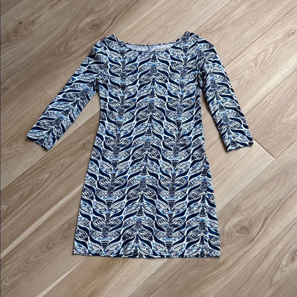 Lilly Pulitzer Whale Tails 3/4 Sleeve Dress